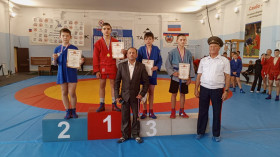 1 место по итогам соревнований в рамках проекта "Самбо в школу".