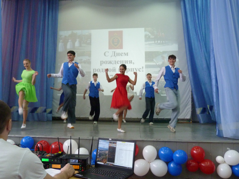 Торжественное построение и праздничный концерт, посвященный Дню Рождения нашего корпуса!.