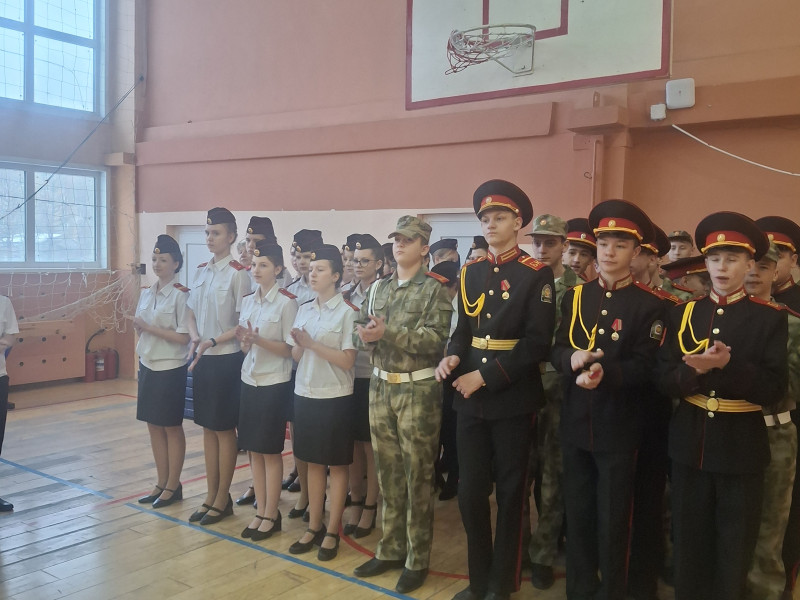 Торжественное построение и праздничный концерт, посвященный Дню Рождения нашего корпуса!.