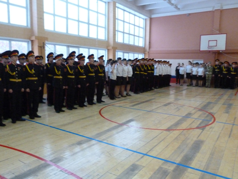 Торжественное построение и праздничный концерт, посвященный Дню Рождения нашего корпуса!.